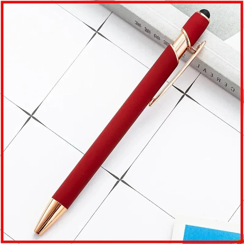 100 Pzs Bolígrafo Stylus de Metal para Pantalla Táctil, Logo Personalizado Gratis – Papelería y Regalos de Oficina