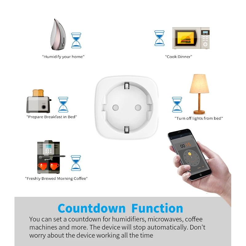 Enchufe Inteligente WiFi 20A