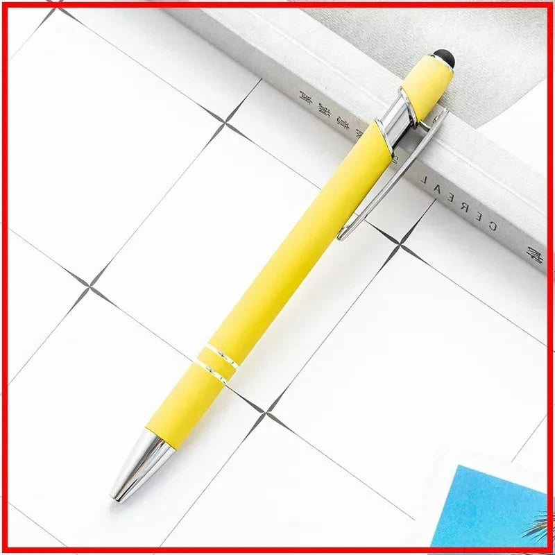 100 Pzs Bolígrafo Stylus de Metal para Pantalla Táctil, Logo Personalizado Gratis – Papelería y Regalos de Oficina