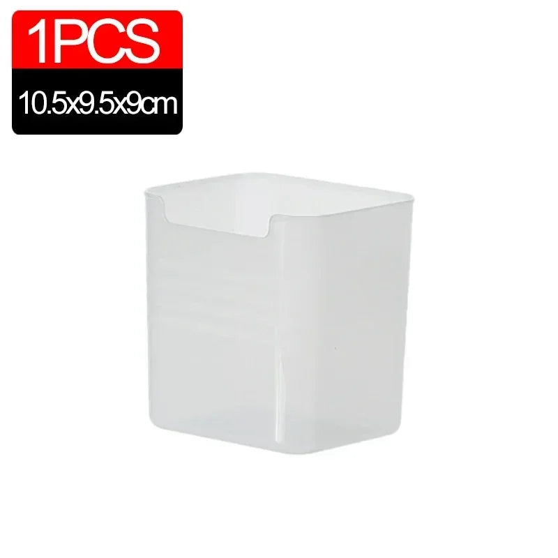 Cajas Organizadoras para Refrigerador, Transparentes, para Frutas y Verduras, 1-5 Piezas