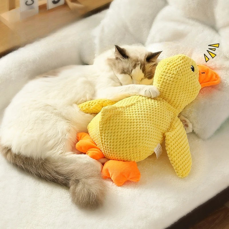 Pato de Peluche para Perros, Resistente a Mordidas, con Sonido
