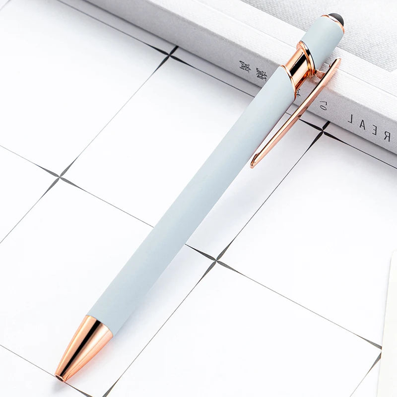 100 Pzs Bolígrafo Stylus de Metal para Pantalla Táctil, Logo Personalizado Gratis – Papelería y Regalos de Oficina