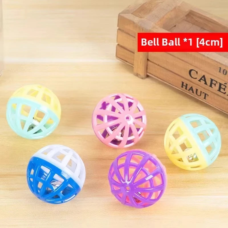 Juguete Rompecabezas de Fieltro para Gatos, con Pelota