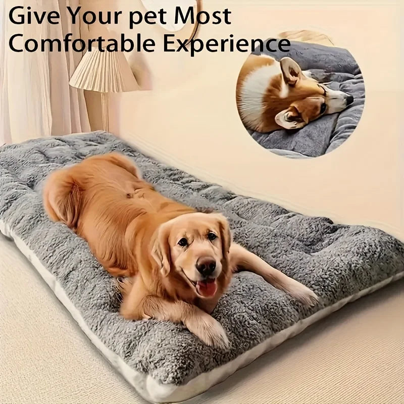Cama Tipo Sofa Ultra Suave para Perros y Gatos, Felpa Acolchada