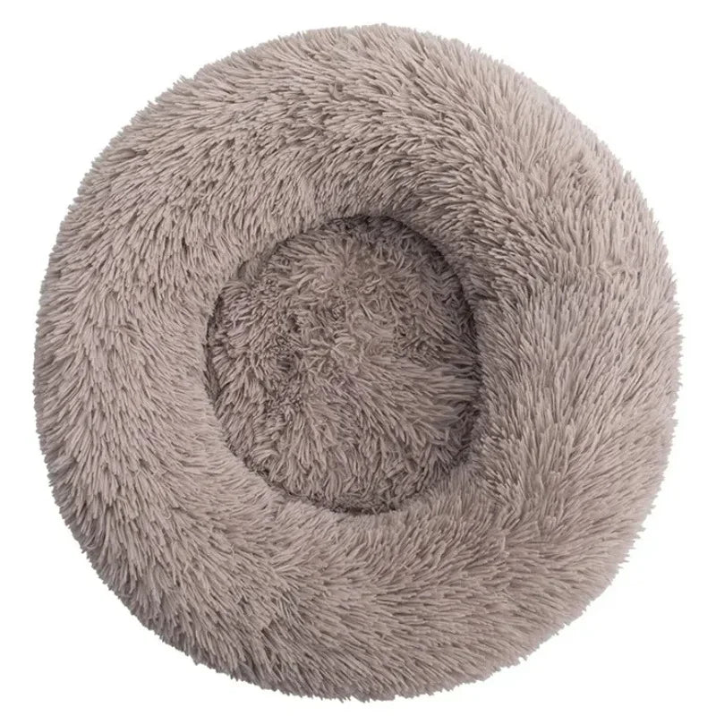 Cama Redonda de Peluche para Perros y Gatos, 6 Tamanos