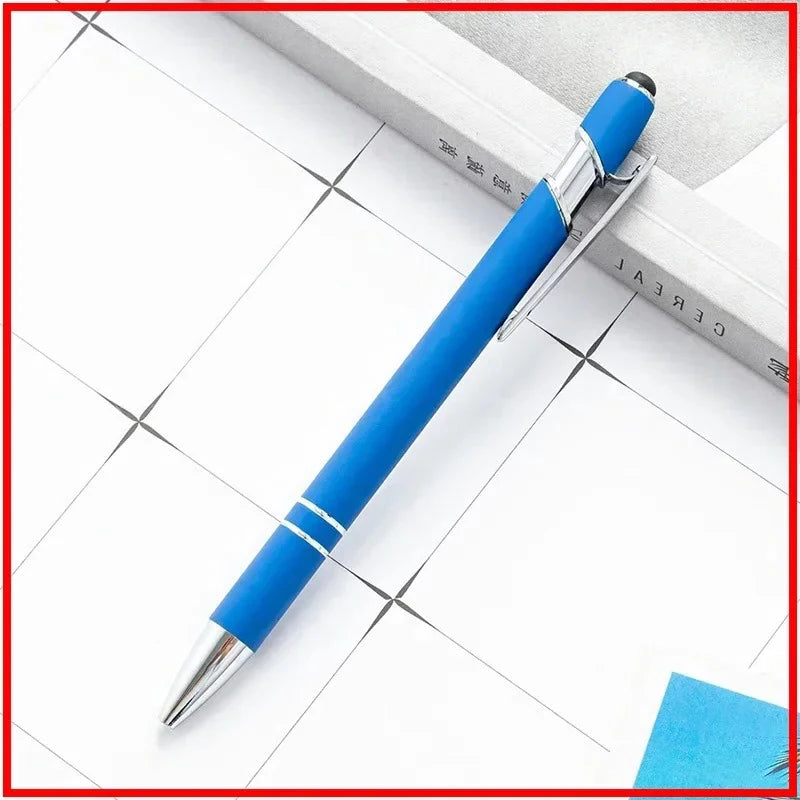 100 Pzs Bolígrafo Stylus de Metal para Pantalla Táctil, Logo Personalizado Gratis – Papelería y Regalos de Oficina