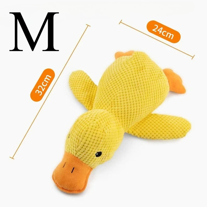 Pato de Peluche para Perros, Resistente a Mordidas, con Sonido