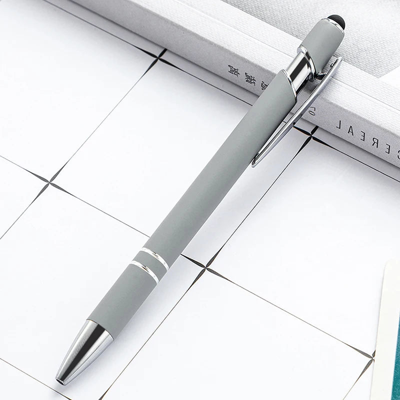 100 Pzs Bolígrafo Stylus de Metal para Pantalla Táctil, Logo Personalizado Gratis – Papelería y Regalos de Oficina