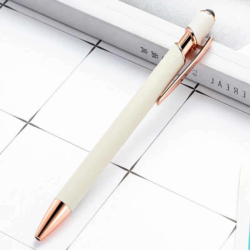 100 Pzs Bolígrafo Stylus de Metal para Pantalla Táctil, Logo Personalizado Gratis – Papelería y Regalos de Oficina