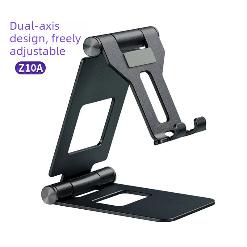 Soporte Plegable de Metal para Celular y Tablet, Ajustable, para Escritorio