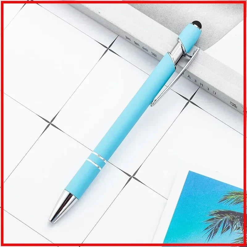 100 Pzs Bolígrafo Stylus de Metal para Pantalla Táctil, Logo Personalizado Gratis – Papelería y Regalos de Oficina