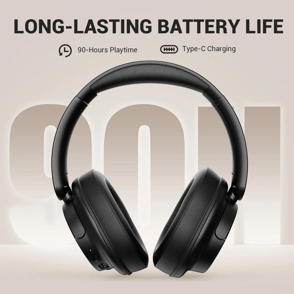 Audifonos Oneodio EKSA V16, Bluetooth 5.3, Modo Bass/Pop, Hi-Res, 90 Horas de Bateria