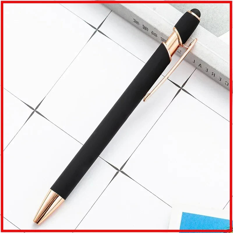 100 Pzs Bolígrafo Stylus de Metal para Pantalla Táctil, Logo Personalizado Gratis – Papelería y Regalos de Oficina