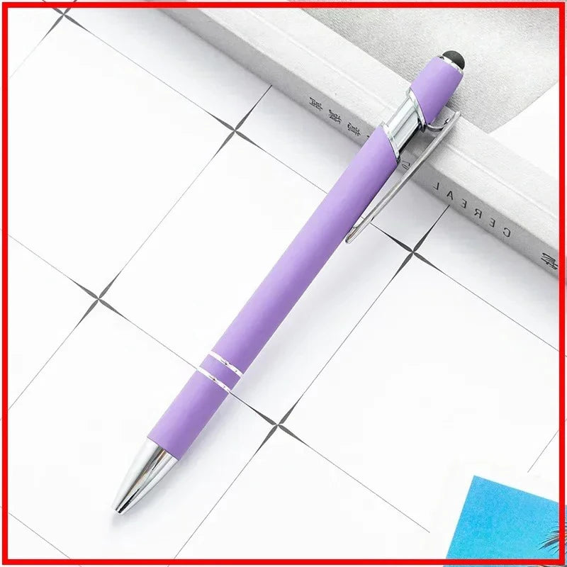 100 Pzs Bolígrafo Stylus de Metal para Pantalla Táctil, Logo Personalizado Gratis – Papelería y Regalos de Oficina