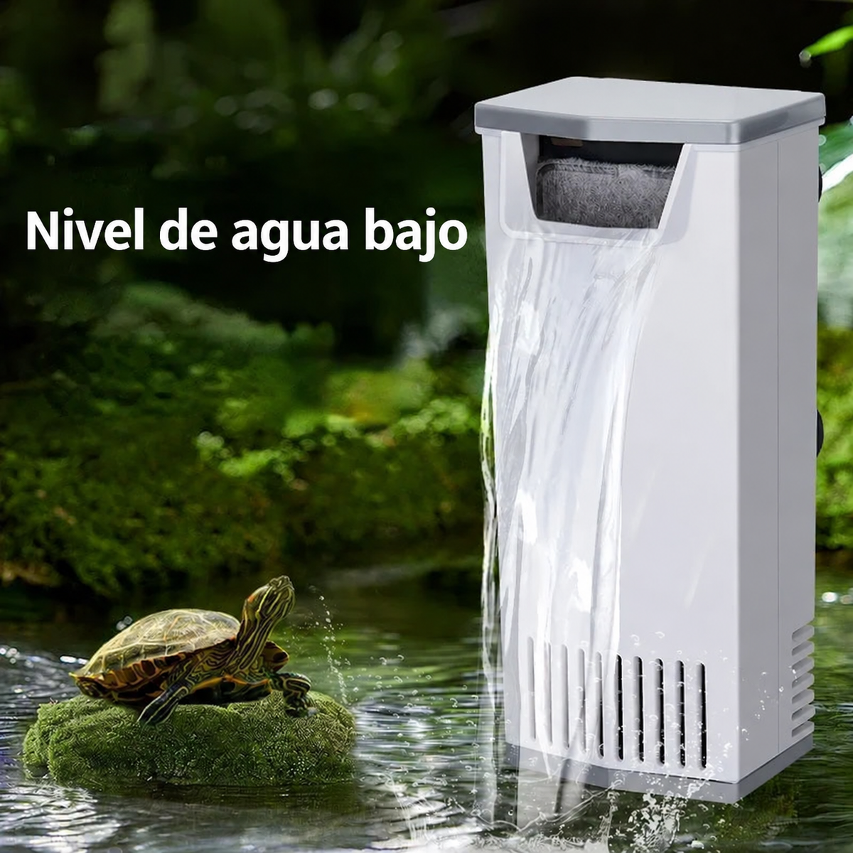 Bomba de Filtro Cascada para Acuario y Pecera de Tortugas